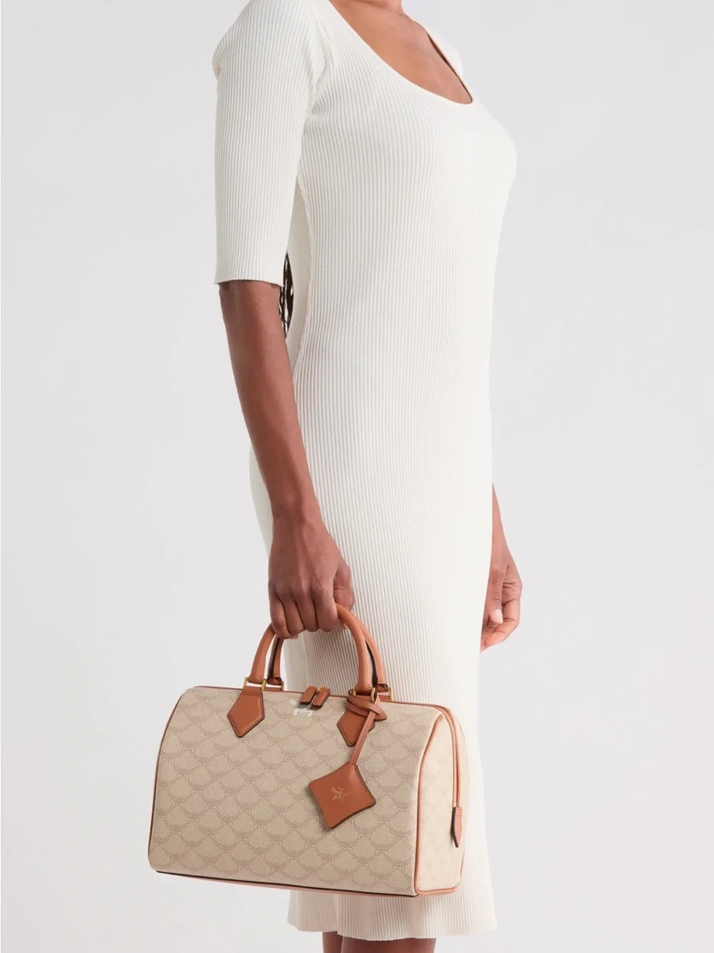 MCM beige monogram